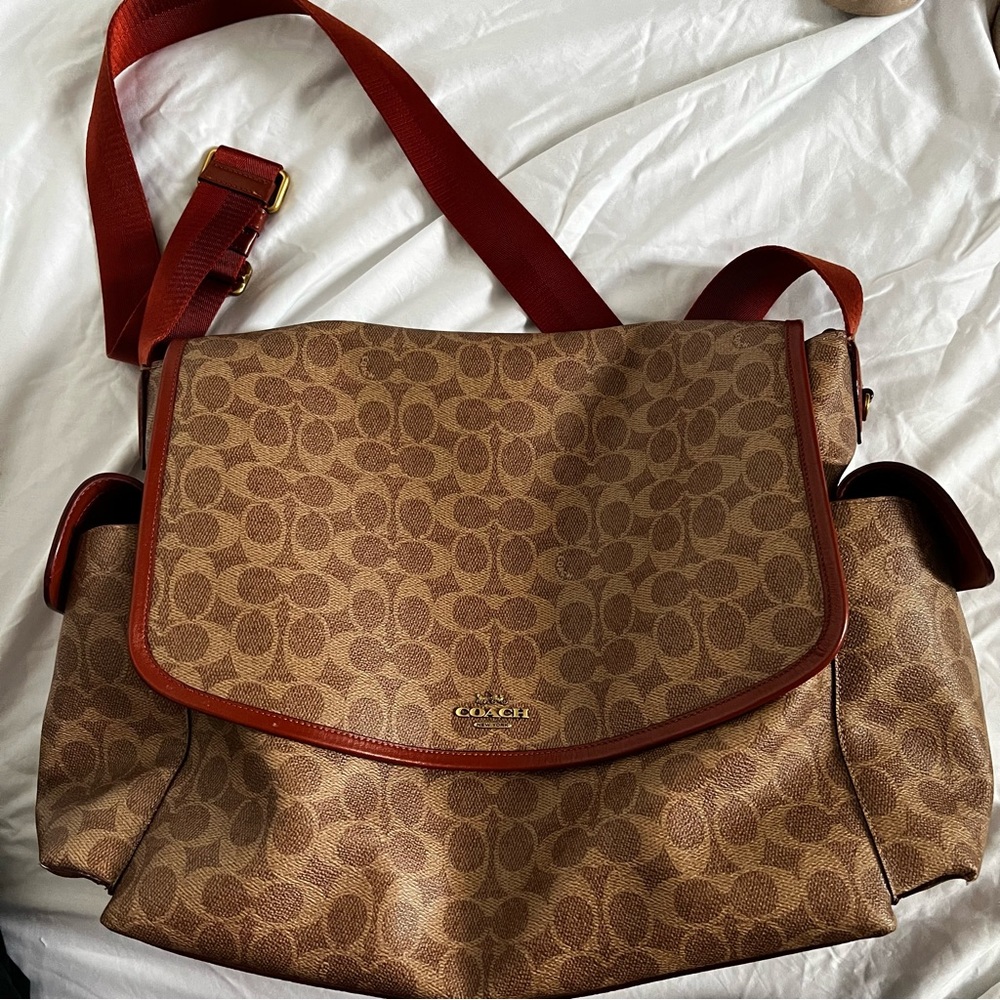 Coach Baby Messenger Bag In Signature Canvas - Picture 3 of 12